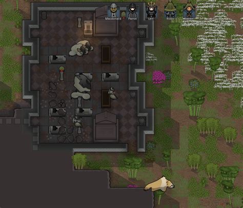 rimworld megasloth pen.